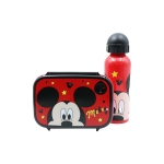 Σετ Φαγητού Disney Mickey Mouse Φαγητοδοχείο 800ml-Παγούρι Αλουμινίου 500ml